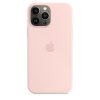 Original iPhone 13 Pro Max Deksel Silicone Case MagSafe Chalk Pink