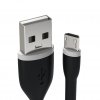 Flexibel Micro-USB Kabel - 25 cm Svart