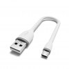 Flexibel Micro-USB Kabel - 15 cm Hvit