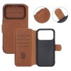 iPhone 17 Pro Etui 4 Kortlomme MagSafe Brun