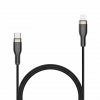 Kabel METAL Series USB-C/Lightning 2m Svart