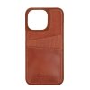iPhone 14 Pro Deksel Leather CardCover Cognac