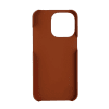 iPhone 14 Pro Deksel Leather CardCover Cognac