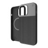 iPhone 13 Pro Deksel Split Wood Fibre MagSafe Carbon Black