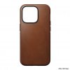 iPhone 14 Pro Deksel Modern Leather Case English Tan
