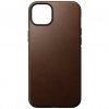 iPhone 14 Plus Deksel Modern Leather Case Brun