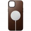 iPhone 14 Plus Deksel Modern Leather Case Brun