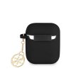 AirPods 1/2 Deksel Classic Logo 4G Charm Svart