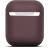 AirPods 1/2 Deksel Thin Case Sangria Red