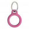 AirTag Holder Secure Holder with Keyring Rosa