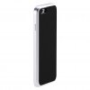 iPhone 6/6s Skall AluFrame Leather Svart Sølv