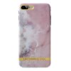 Apple iPhone 7/8 Plus MobilDeksel TPU Tryck Färglad Marmor Rosa