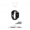Apple Watch 38/40/41mm Armbånd ICON Silicone Band Svart