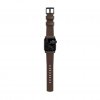 Apple Watch 40/38mm Armbånd Modern Strap Svart/Rustic Brown