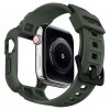 Apple Watch 40/41mm Deksel Armbånd Rugged Armor Pro Military Green