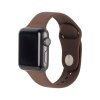 Apple Watch 42/44/45mm/Apple Watch Ultra Armband Silikon Dark Brown
