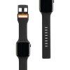 Apple Watch 42/44mm Armbånd Civilian Strap Svart/Oransje