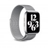 Apple Watch 42/44/45mm/Apple Watch Ultra Armbånd Milanese Sølv