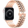 Apple Watch 42/44/45mm/Apple Watch Ultra Armbånd Rustfritt stål Rosegull