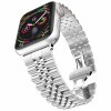 Apple Watch 42/44/45mm/Apple Watch Ultra Armbånd Rustfritt stål Sølv