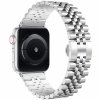 Apple Watch 42/44/45mm/Apple Watch Ultra Armbånd Rustfritt stål Sølv