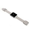 Apple Watch 42mm Series 1/2/3 Armbånd Ekte Skinn Grå