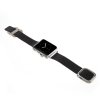 Apple Watch 42mm Series 1/2/3 Armbånd Ekte Skinn Svart