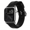 Apple Watch 42/44/45mm/Apple Watch Ultra Armbånd Traditional Strap Sølv/Svart