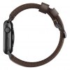 Apple Watch 42/44mm/Apple Watch Ultra Armbånd Traditional Strap Svart/Rustic Brown