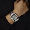 Apple Watch 44mm Armbånd med Deksel Rustfritt stål Sølv