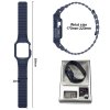 Apple Watch 44/45mm Armbånd Deksel Silikon Magnetlukking Rosa