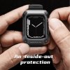 Apple Watch 44mm Armbånd DynaGuard Wristband Case Svart