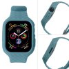 Apple Watch 45mm Armbånd Vevtekstur Grønnblå