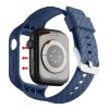 Apple Watch 45mm Armbånd Vevtekstur Mørkeblå
