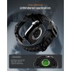 Apple Watch 46mm (Series 10/11) Armbånd Rugged Armor Pro 2 Matte Black