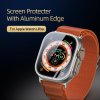 Apple Watch Ultra Skjermbeskytter Aluminium Herdet glass Sølv
