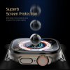 Apple Watch Ultra Skjermbeskytter Aluminium Herdet glass Svart