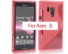 Deksel Till Sony Xperia Acro S/ HD / S-Curve TPU / Gel Deksel / Rosa