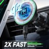 Mobilholder til bil Qi2 15W Magnetic Wireless Car Charger Holder