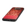 Bling Bling Series till Galaxy S8 Deksel PU-skinn TPU HardPlast Rød