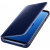Clear View Standing Cover till Samsung Galaxy S9 Etui Blå