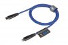 Solid Blue Longlife Kabler 1M USB-C till Lightning Blå