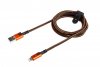 Xtreme USB-A to Lightning Kabel 1.5m Svart Orange