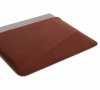 Leather Frame Sleeve Macbook 13" Brun