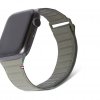 Apple Watch 38/40/41mm Armbånd Leather Magnetic Traction Strap Olive