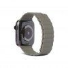 Apple Watch 42/44/45mm/Apple Watch Ultra Armbånd Silicone Magnetic Traction Strap Lite Olive