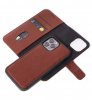 iPhone 12/iPhone 12 Pro Fodral Leather Detachable Wallet MagSafe Brun