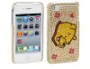 Deksel Till iPhone 4/4S / Diamond Cover / Glitter / Face Of Pooh