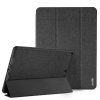 Domo Series Etui till iPad 9.7 Stoff TPU Tri-Fold Svart