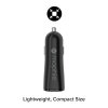 Essentials Mobillader til bil USB-C/USB-A 12W Car Charger Svart